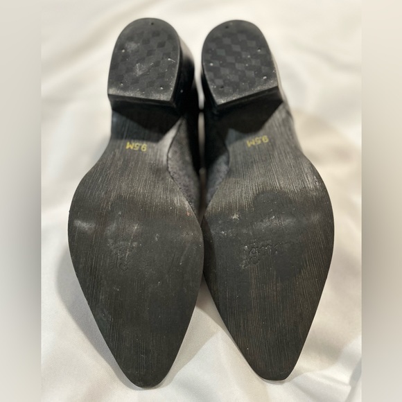 VINTAGE DURANGO POINTED TOE ANKLE BOOTIES IN A CRACKED PEPPER COLOR IN SIZE 9.5 - Picture 11 of 16